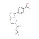 4-(3-{2-[(tert-Butoxycarbonyl)(methyl)amino]-ethyl}-1,2,4-oxadiazol-5-yl)benzoic acid - chemical structure image