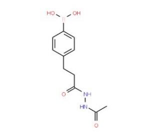 4-(3-(2-Acetylhydrazinyl)-3-oxopropyl)phenylboronic acid (CAS 957066-08-9) - chemical structure image