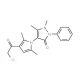 4-[3-(2-Chloro-acetyl)-2,5-dimethyl-pyrrol-1-yl]-1,5-dimethyl-2-phenyl-1,2-dihydro-pyrazol-3-one - chemical structure image