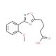 4-[3-(2-methoxyphenyl)-1,2,4-oxadiazol-5-yl]butanoic acid (CAS 883546-54-1) - chemical structure image