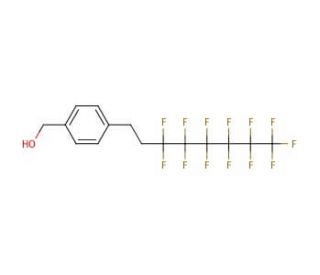 4-(3,3,4,4,5,5,6,6,7,7,8,8,8-Tridecafluorooctyl)benzyl alcohol (CAS 356055-76-0) - chemical structure image