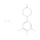 4-(3,4,5-Trichlorophenyl)piperidine hydrochloride (CAS 1853217-62-5) - chemical structure image