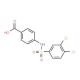 4-(3,4-Dichloro-benzenesulfonylamino)-benzoic acid - chemical structure image