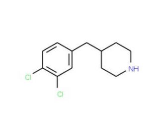 4-(3,4-Dichlorobenzyl)-piperidine (CAS 220772-32-7) - chemical structure image