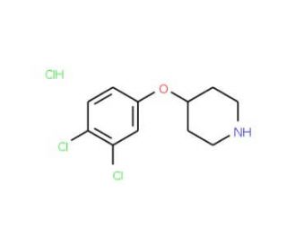 4-(3,4-Dichlorophenoxy)piperidine hydrochloride - chemical structure image