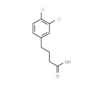 4-(3,4-dichlorophenyl)butanoic acid - chemical structure image