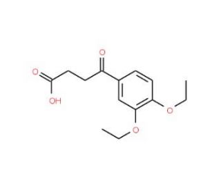 4-(3,4-Diethoxy-phenyl)-4-oxo-butyric acid (CAS 63213-42-3) - chemical structure image
