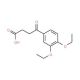 4-(3,4-Diethoxy-phenyl)-4-oxo-butyric acid (CAS 63213-42-3) - chemical structure image