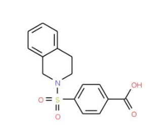 4-(3,4-Dihydro-1H-isoquinoline-2-sulfonyl)-benzoic acid (CAS 325702-76-9) - chemical structure image