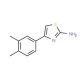 4-(3,4-Dimethyl-phenyl)-thiazol-2-ylamine (CAS 104296-00-6) - chemical structure image