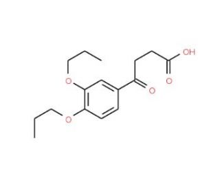 4-(3,4-Dipropoxy-phenyl)-4-oxo-butyric acid - chemical structure image