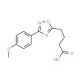 4-[3-(4-methoxyphenyl)-1,2,4-oxadiazol-5-yl]butanoic acid (CAS 876721-15-2) - chemical structure image