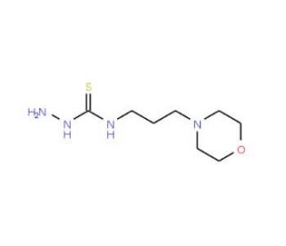 4-[3-(4-Morpholinyl)propyl]-3-thiosemicarbazide (CAS 32813-48-2) - chemical structure image