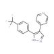 4-{3-[4-(Trifluoromethyl)phenyl]-1H-pyrazol-4-yl}-pyridine (CAS 396129-66-1) - chemical structure image