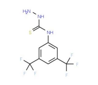 4-[3,5-Bis(trifluoromethyl)phenyl]-3-thiosemicabazide (CAS 38901-31-4) - chemical structure image