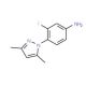4-(3,5-dimethyl-1H-pyrazol-1-yl)-3-fluoroaniline - chemical structure image