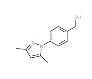[4-(3,5-dimethyl-1H-pyrazol-1-yl)phenyl]methanol (CAS 934570-55-5) - chemical structure image