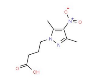 4-(3,5-Dimethyl-4-nitro-1H-pyrazol-1-yl)-butanoic acid - chemical structure image
