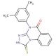 4-(3,5-Dimethyl-phenyl)-1-mercapto-4H-[1,2,4]triazolo[4,3-a]quinazolin-5-one - chemical structure image