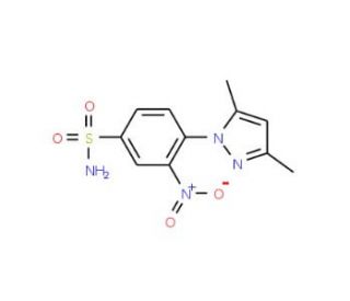 4-(3,5-Dimethyl-pyrazol-1-yl)-3-nitro-benzenesulfonamide - chemical structure image