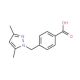 4-(3,5-Dimethyl-pyrazol-1-ylmethyl)-benzoic acid (CAS 312531-87-6) - chemical structure image