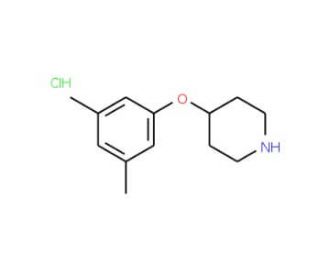 4-(3,5-Dimethylphenoxy)piperidine hydrochloride (CAS 308831-00-7) - chemical structure image
