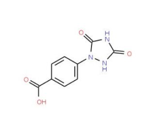 4-(3,5-dioxo-1,2,4-triazolidin-1-yl)benzoic acid - chemical structure image
