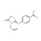4-(3-Allyl-4-oxo-thiazolidin-2-ylideneamino)-benzoic acid 的分子结构, CAS编号: 303093-13-2 4-(3-Allyl-4-oxo-thiazolidin-2-ylideneamino)-benzoic acid (CAS 303093-13-2) - chemical structure image