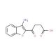 4-(3-Amino-benzofuran-2-yl)-4-oxo-butyric acid - chemical structure image
