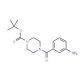4-(3-Aminobenzoyl)-piperazine-1-carboxylic acid t-butyl ester 的分子结构, CAS编号: 883554-97-0 4-(3-Aminobenzoyl)-piperazine-1-carboxylic acid t-butyl ester (CAS 883554-97-0) - chemical structure image