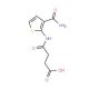 4-{[3-(aminocarbonyl)thien-2-yl]amino}-4-oxobutanoic acid - chemical structure image