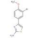4-(3-bromo-4-methoxyphenyl)-1,3-thiazol-2-amine (CAS 189011-00-5) - chemical structure image
