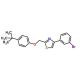 4-(3-Bromo-phenyl)-2-(4-tert-butyl-phenoxymethyl)-thiazole (CAS 864685-50-7) - chemical structure image