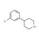 4-(3-Bromo-phenyl)-piperidine (CAS 351534-36-6) - chemical structure image