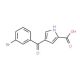 4-(3-Bromobenzoyl)-1H-pyrrole-2-carboxylic acid - chemical structure image