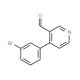 4-(3-Bromophenyl)-3-pyridinecarboxaldehyde (CAS 376646-64-9) - chemical structure image