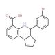 4-(3-bromophenyl)-3a,4,5,9b-tetrahydro-3H-cyclopenta[c]quinoline-6-carboxylic acid (CAS 354812-80-9) - chemical structure ima
