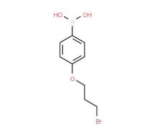 4-(3-Bromopropoxy)phenylboronic acid (CAS 957034-33-2) - chemical structure image