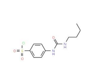 4-(3-Butyl-ureido)-benzenesulfonyl chloride - chemical structure image