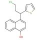 4-(3-Chloro-1-thiophen-2-yl-propyl)-naphthalen-1-ol - chemical structure image