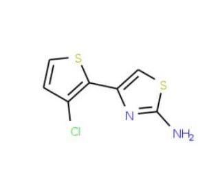 4-(3-Chloro-2-thienyl)-1,3-thiazol-2-amine - chemical structure image