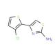 4-(3-Chloro-2-thienyl)-1,3-thiazol-2-amine - chemical structure image