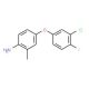 4-(3-Chloro-4-fluorophenoxy)-2-methylphenylamine - chemical structure image