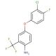 4-(3-Chloro-4-fluorophenoxy)-2-(trifluoromethyl)-phenylamine - chemical structure image
