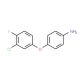 4-(3-Chloro-4-fluorophenoxy)aniline - chemical structure image