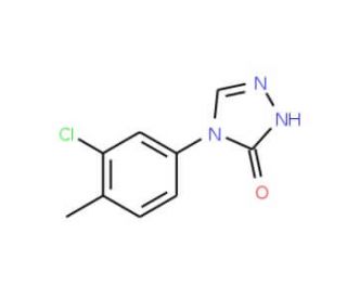 4-(3-Chloro-4-methylphenyl)-1H-1,2,4-triazol-5(4H)-one (CAS 1065074-18-1) - chemical structure image