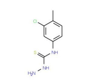 4-(3-Chloro-4-methylphenyl)-3-thiosemicarbazide (CAS 78862-75-6) - chemical structure image