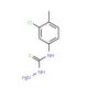 4-(3-Chloro-4-methylphenyl)-3-thiosemicarbazide (CAS 78862-75-6) - chemical structure image