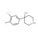 4-(3-Chloro-4-methylphenyl)piperidin-4-ol (CAS 700794-55-4) - chemical structure image
