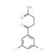 4-(3-Chloro-5-fluorophenyl)-4-oxobutyric acid (CAS 845790-47-8) - chemical structure image